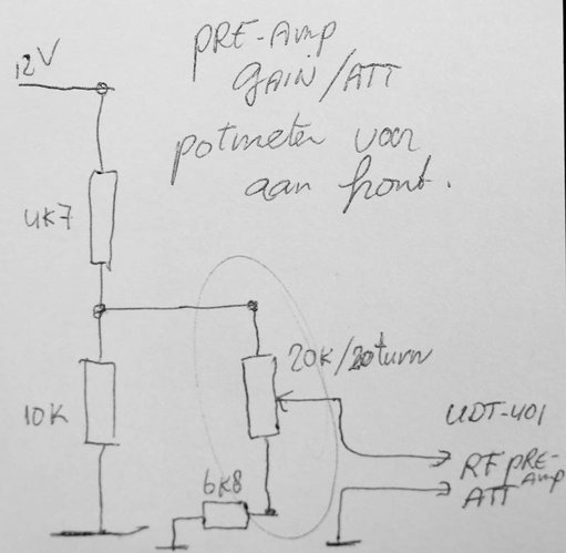 20130119-IMG_0991-800px.jpg (72.61 KiB) 79040 keer bekeken En hier is dan mijn config. Let op, de waarden gelden voor mijn tuner specifiek. En ik heb een regelbare meerslagenpotmeter van 20k op de voorkant. Let er overigens op, dat deze regeling past werkt op frequenties boven 30MHz. Op HF regelt de pre-amp gewoonweg nauwelijks terug.